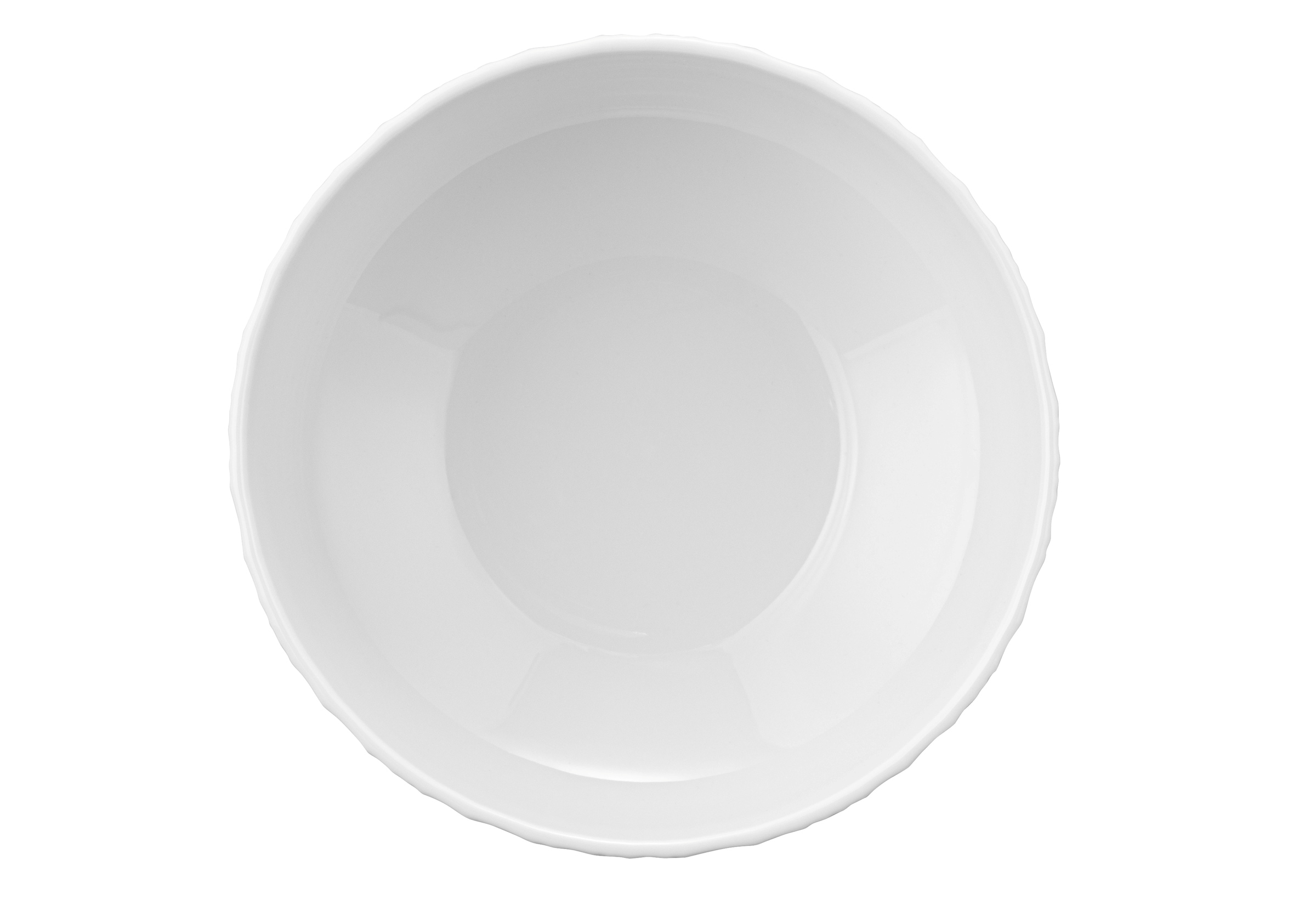 Seltmann Weiden Müslischale 15cm Sento Barcode 3 , Teller, Porzellan, weiß, Rillenrand, Tiefe Schüssel
