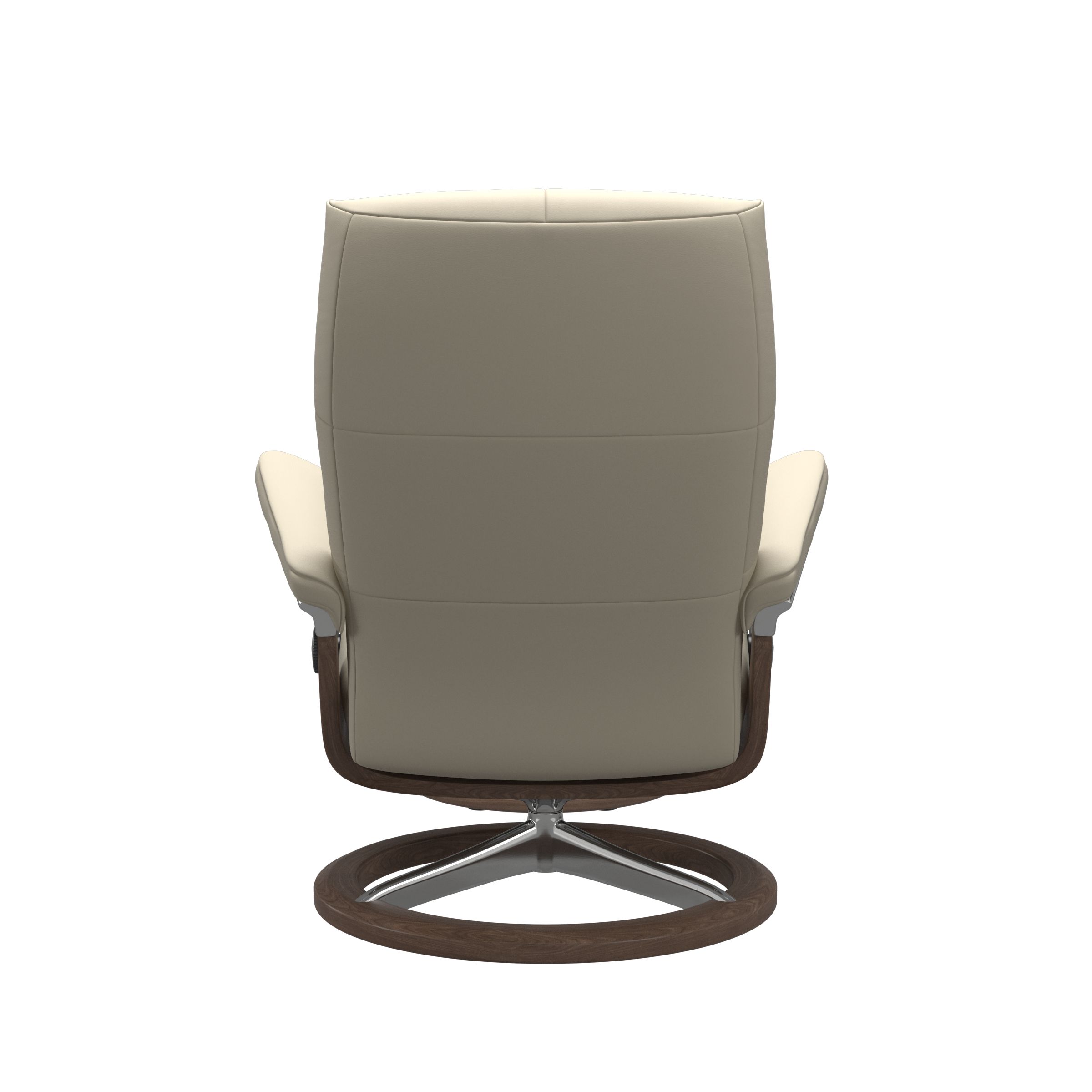 Stressless Sessel mit Hocker DAVID SIGNATURE (L) in Leder Batick cream