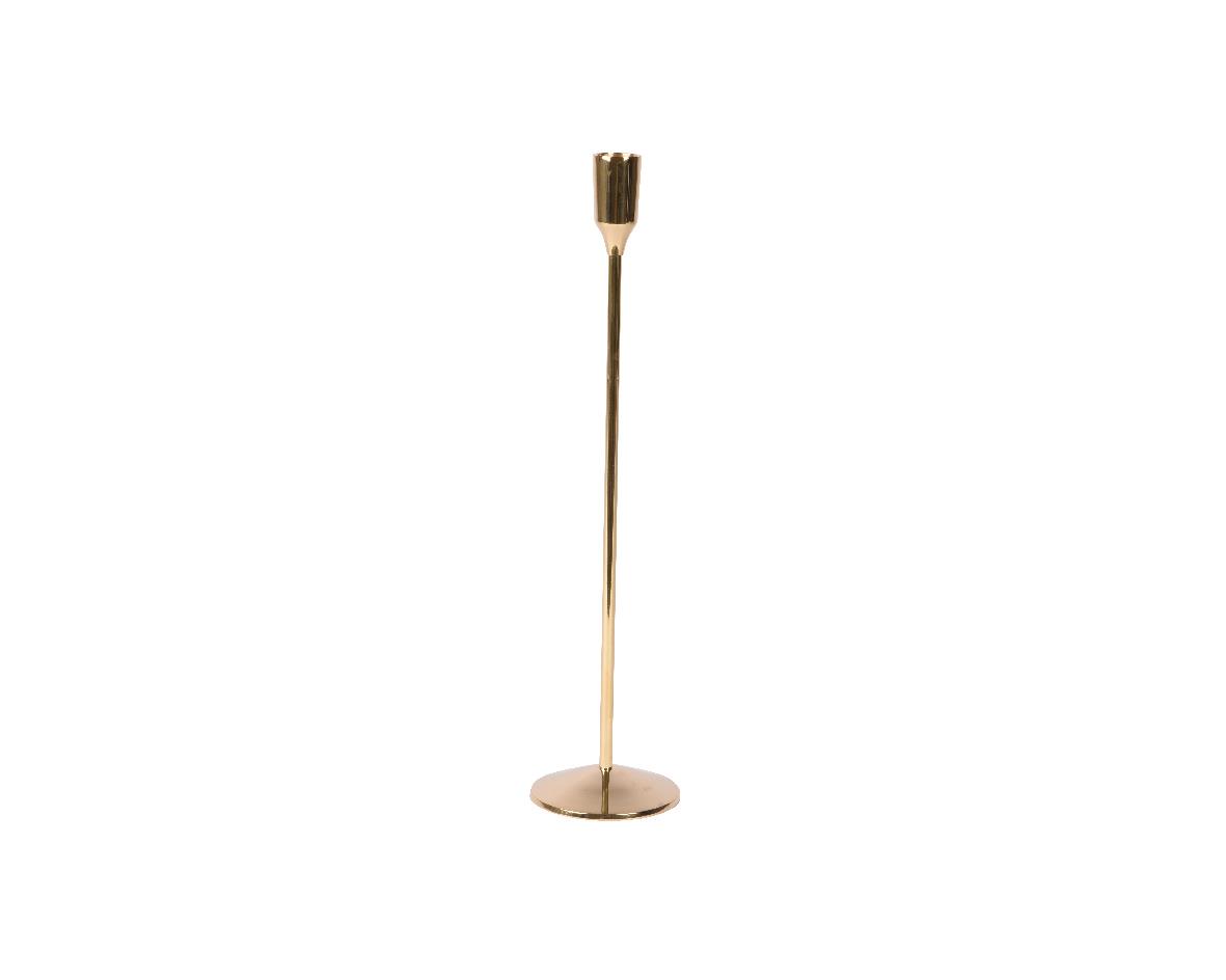 Kaemingk Kerzenhalter Messing 391389 H ca.38cm in Metallfarben, Lampe