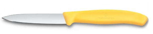 Victorinox Classic Schweizer Gemüsemesser 8 Cm Gerade Klinge Spitz Gelber Griff - Bild 3