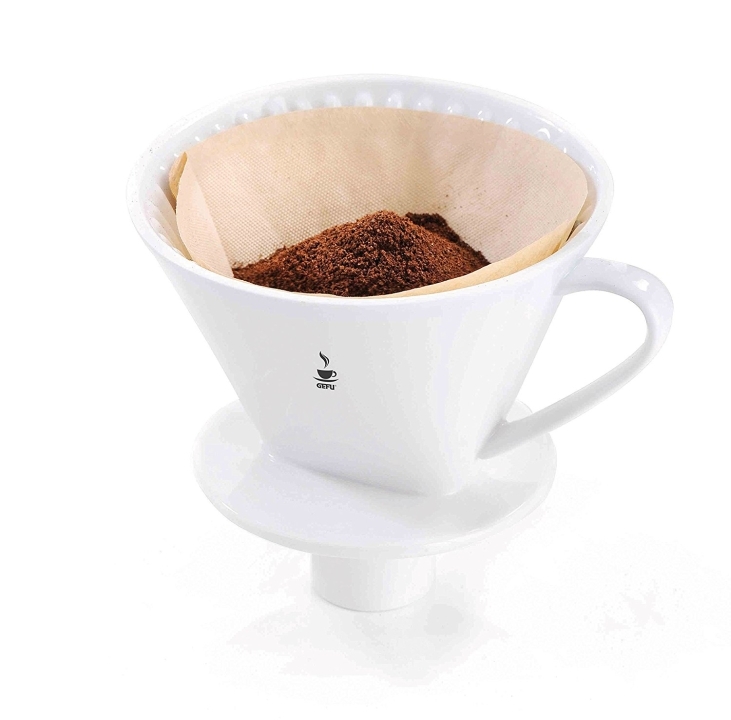 GEFU Kaffeefilter SANDRO in Farbe weiß GEFU Kaffeefilter SANDRO in Farbe weiß, Kaffeefilter, Kaffeefilterhalter, Papierfilter, Dripper, Kaffeemanuel