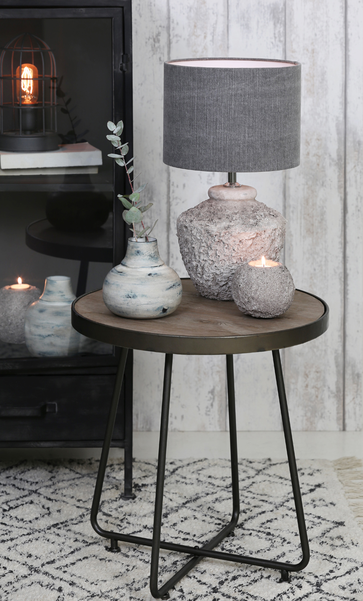 Light & Living Lampenschirm VINTAGE in brume