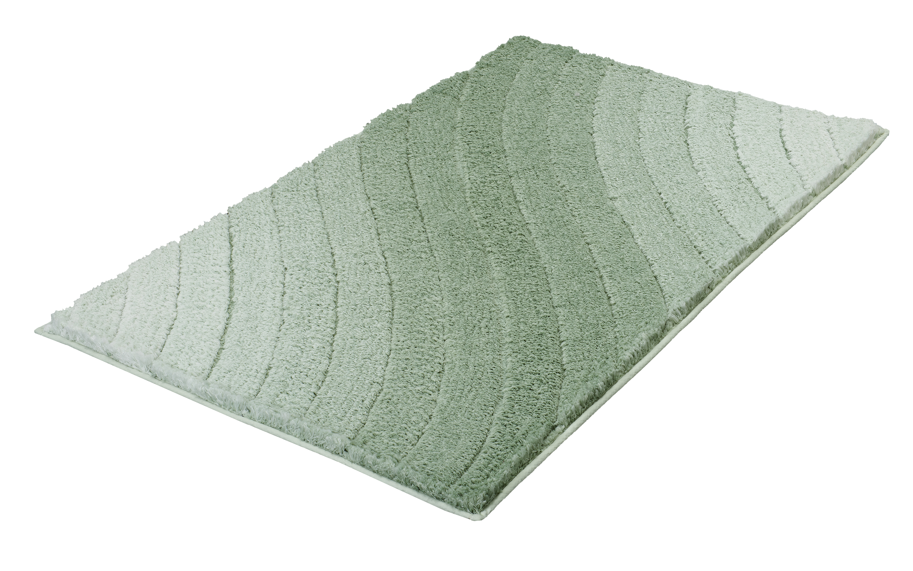 Kleine Wolke Badteppich TENDER ca. 70x120cm in Farbe Schilf