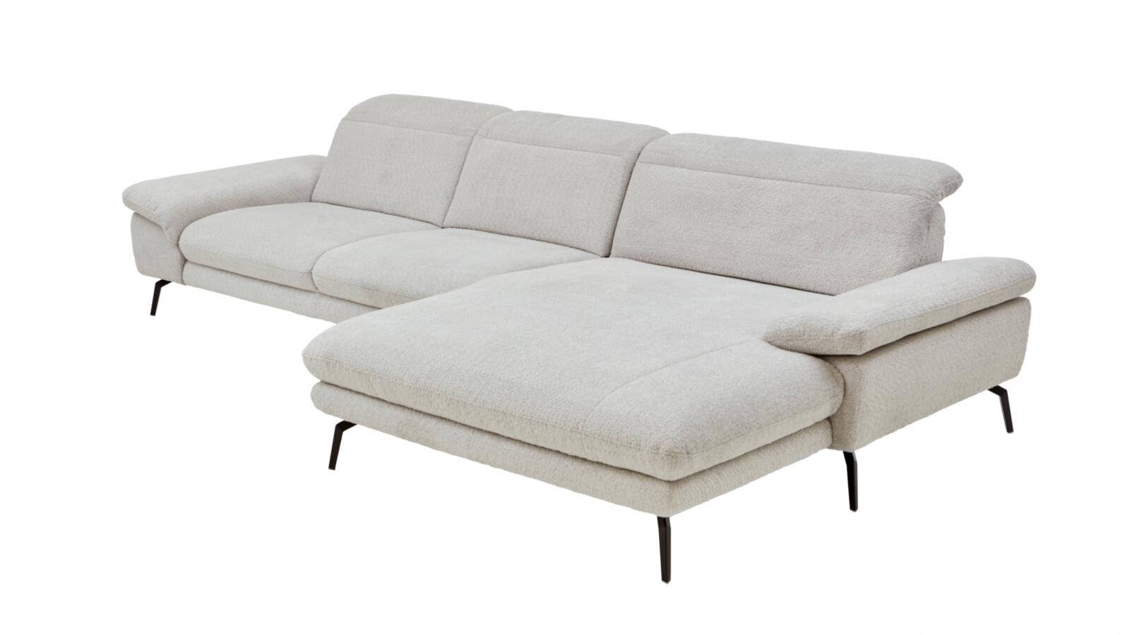 Modulmaster Polstergruppe MM-MP1171 ca. 345x191cm in Stoff Kama silver, Couch, Mobiliar