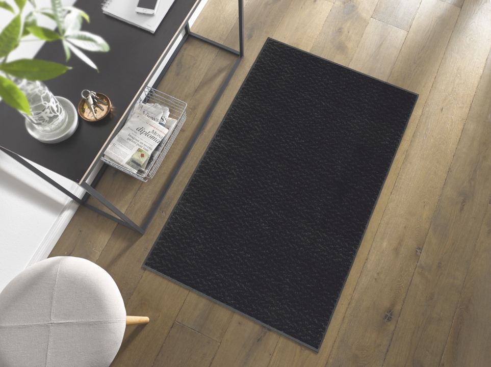 Kleen-Tex Schmutzfangmatte wash+dry eco REVIVE ca. 75x120cm im Design Duo Charcoal