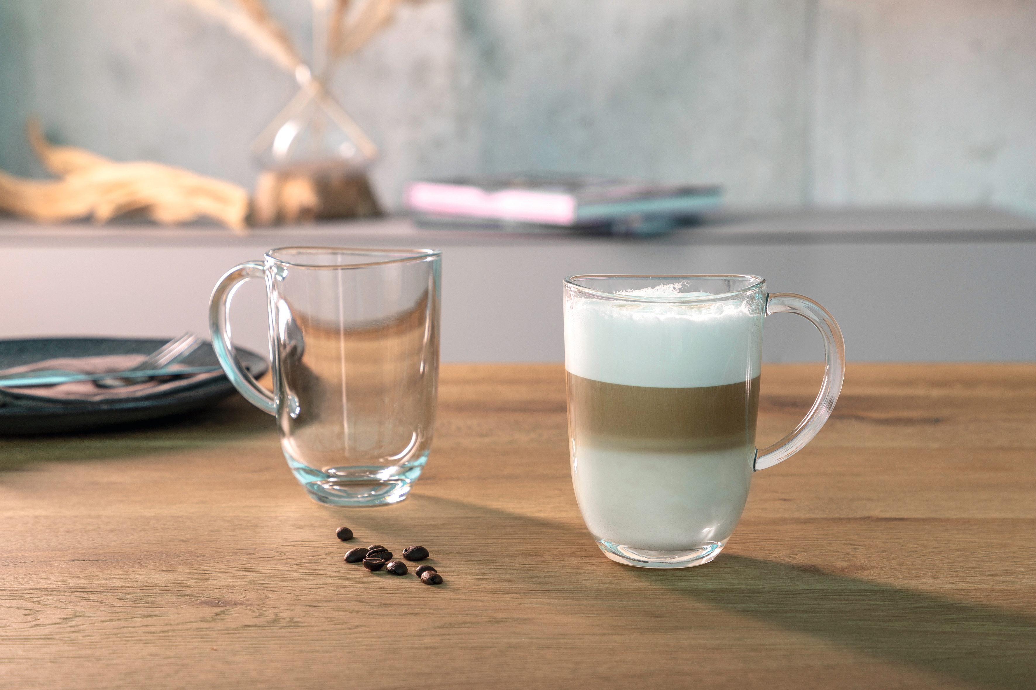 Leonardo Latte Macchiato Tasse 2er Set TOSCANA in Glas Leonardo Latte Macchiato Tasse 2er Set TOSCANA in Glas