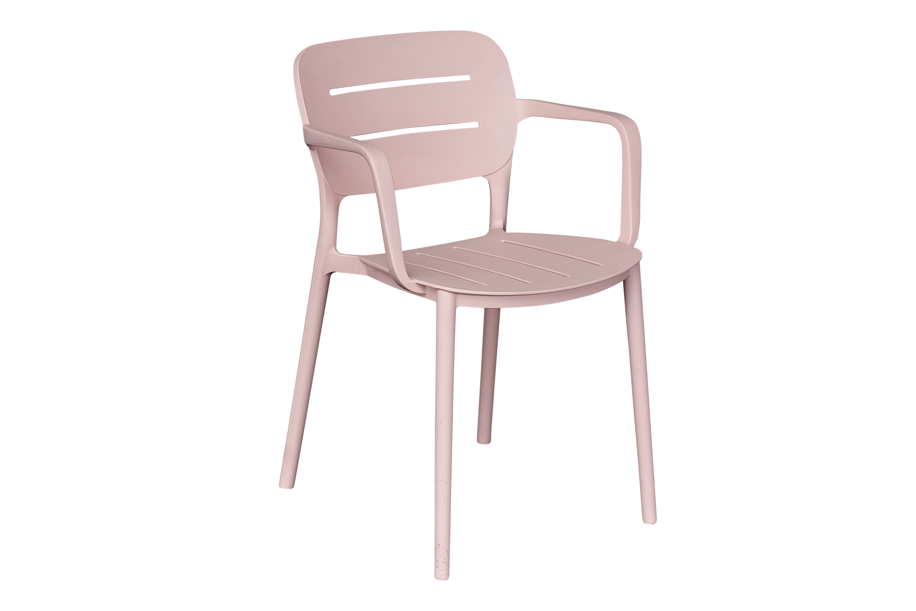 Stapelstuhl VETI in Farbe rosa, Stuhl, Stuhl aus Kunststoff, Gartenstuhl, Rosa, holzfrei