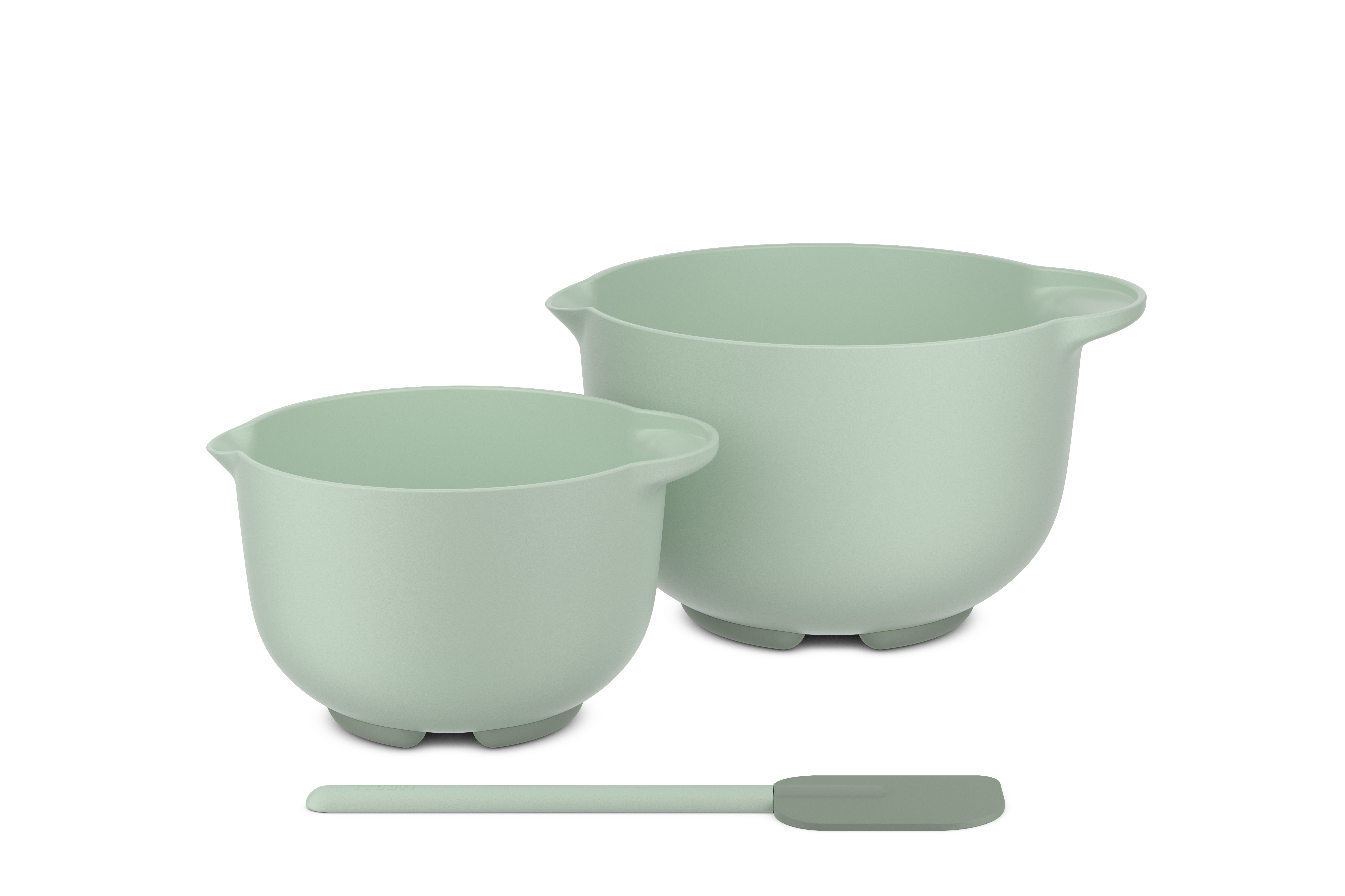 Mepal Promo-Set Rühschüssel 3-tlg. CHEF IT in nordic sage, Schale, Rührschüssel, Tasse, Porzellan, Töpferei