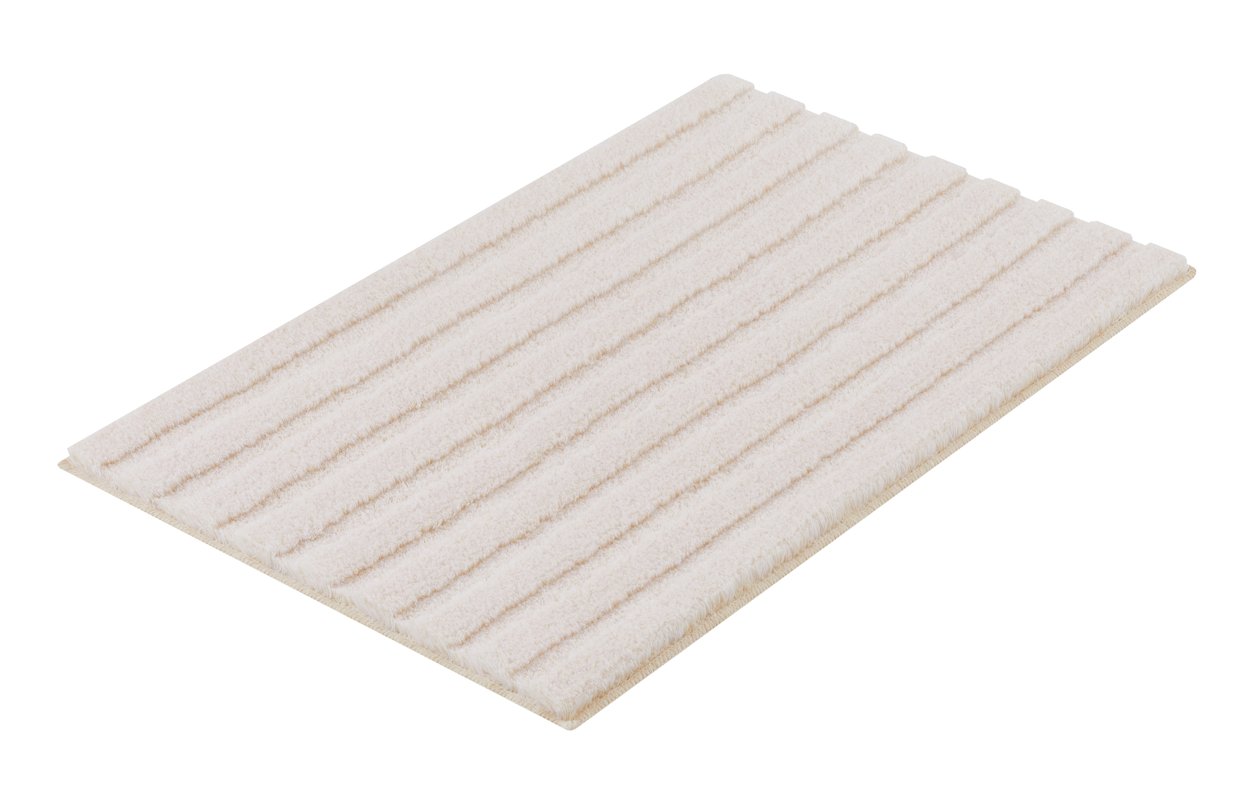 Kleine Wolke Badteppich CORD ca. 60x100cm in Farbe Sandbeige
