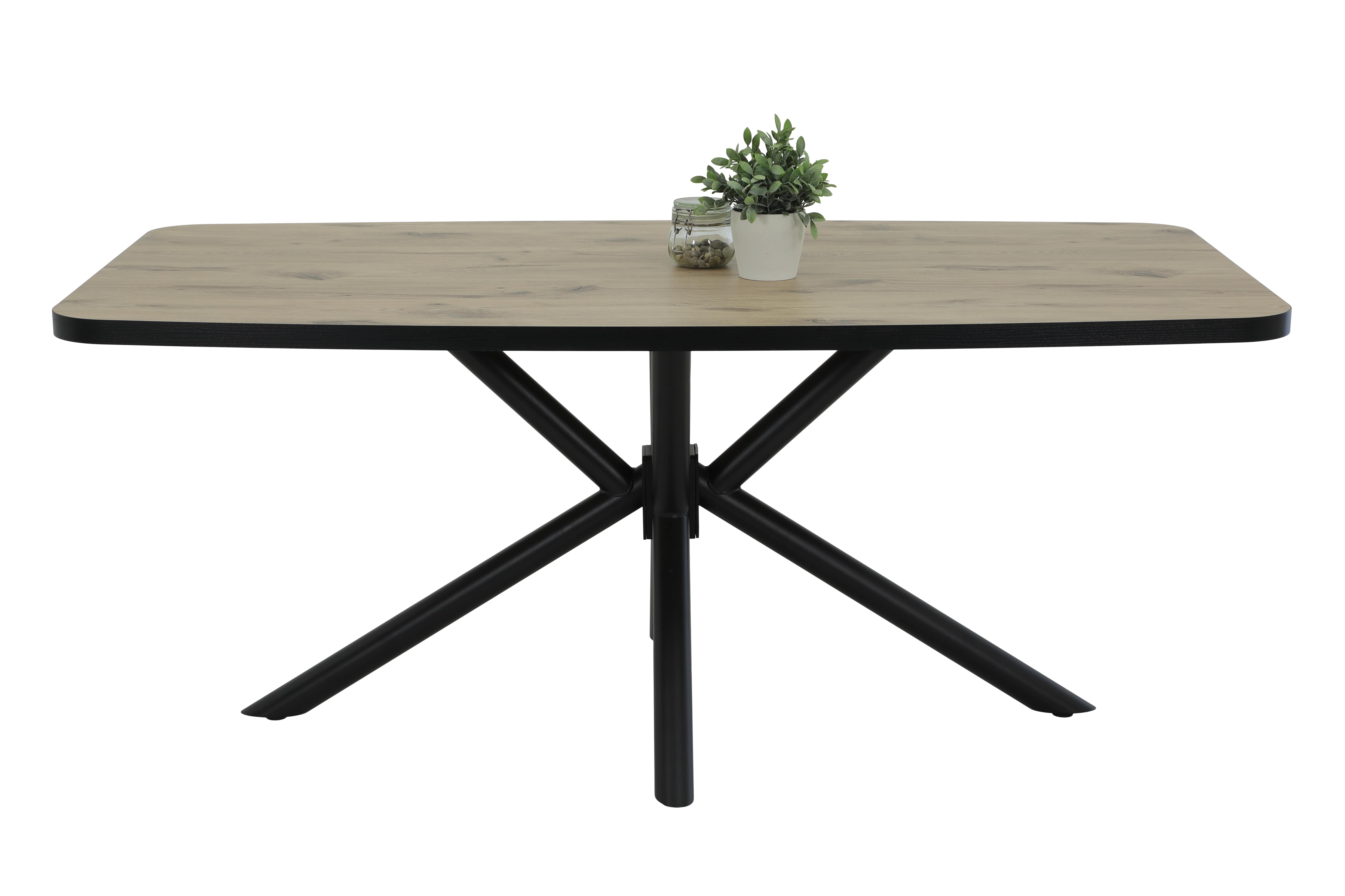 Hela Esstisch JANA T ca. B180 H76 T100 cm in Viking Oak 