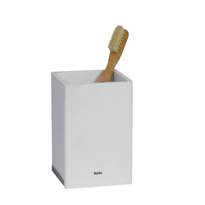 Keck & Lang Becher Cube in Farbe weiß