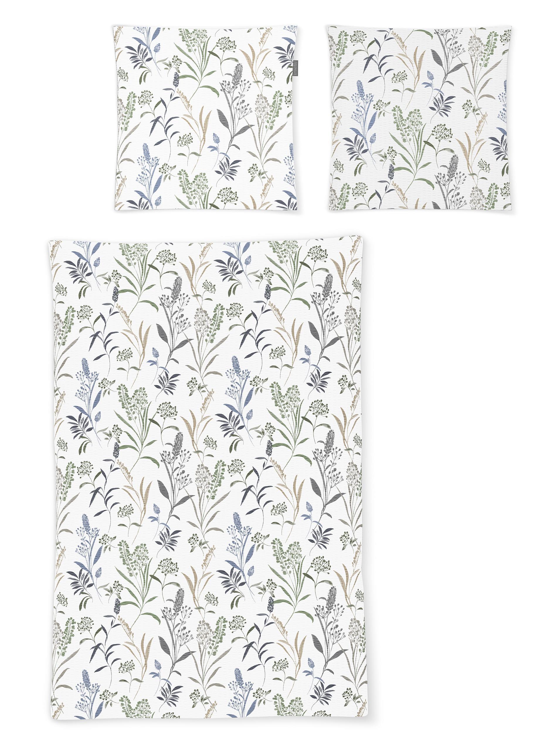 Irisette Bettwäsche EASY ca. 135x200 cm in Farbe grün Irisette Bettwäsche EASY ca. 135x200 cm in Farbe grün, bettwäsche, plaid, blumenmuster, stoff, kissenbezug