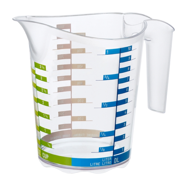 Rotho Messbecher DOMINO in Farbe Iml Messbecher Domino