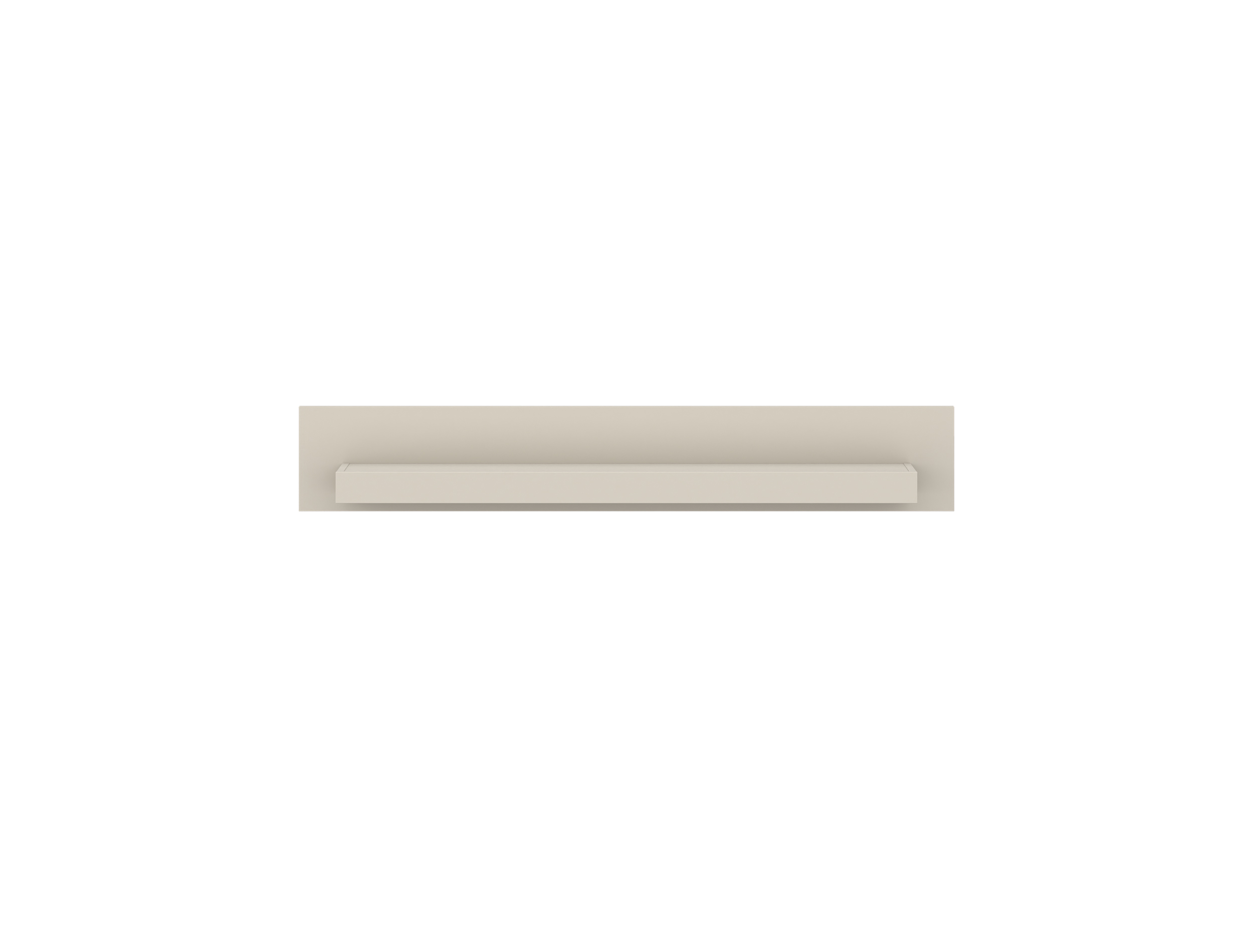 Wojcik Meble Wandboard LIGHTNING in Cashmere, wandhalter, handtuchhalter, wandmontage, minimalistisch, beige