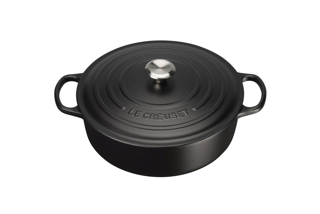 Le Creuset Gourmet-Bräter Ø ca. 30cm Schwarz