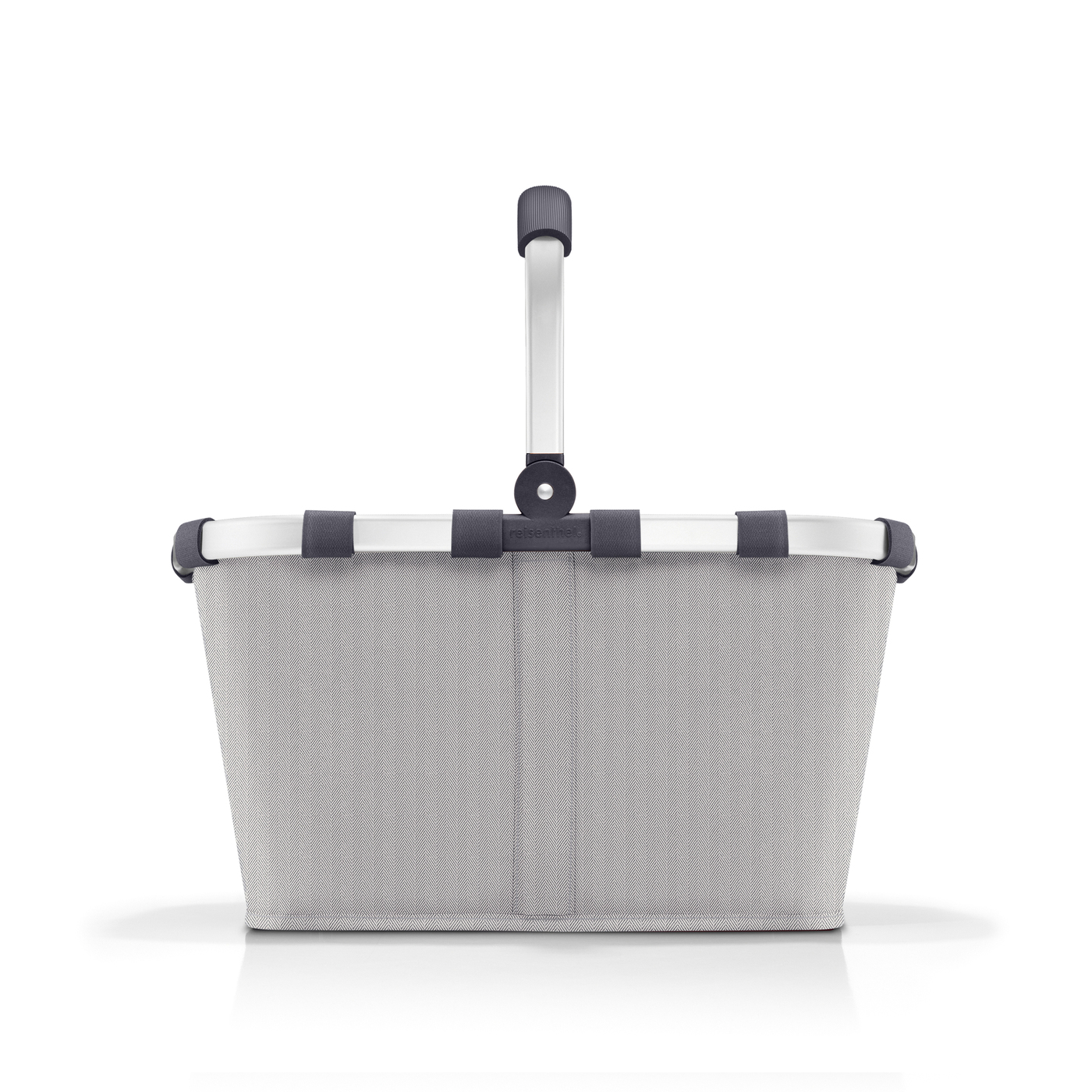 Reisenthel CARRYBAG in Farbe herringbone grey, Korb, Einkaufskorb
