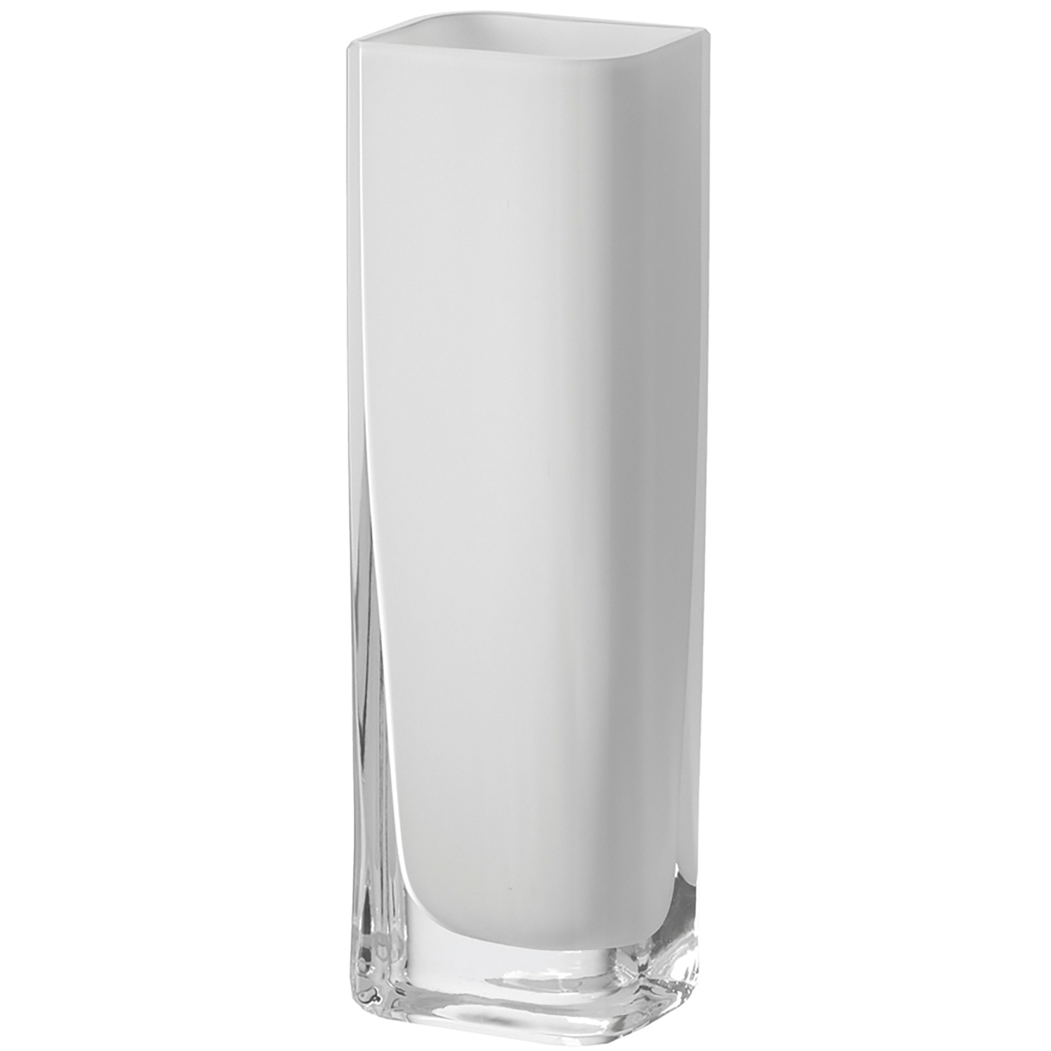 Leonardo Vase Lucca 25x8cm in Farbe weiß