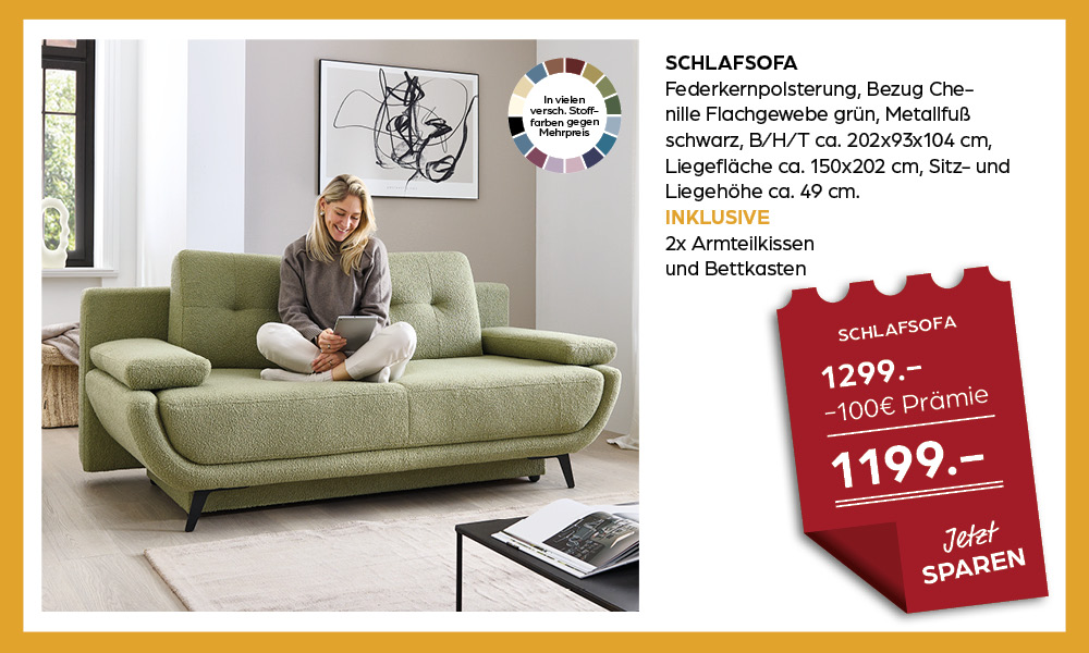 Couch, Mobiliar, Werbung, Plakat, Person