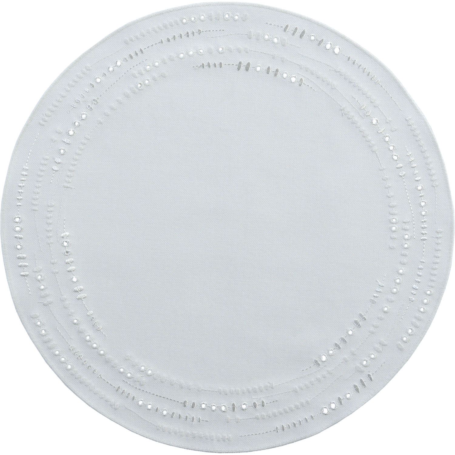 Sander Aufleger PERLINA ca. 36cm in Farbe ecru