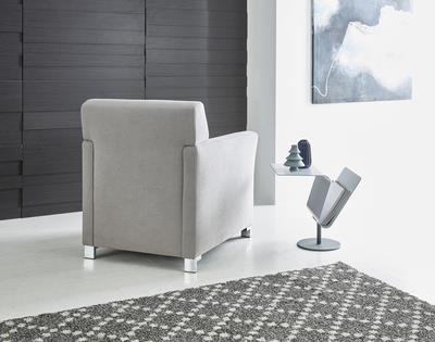 Sessel ZARAH in Stoff blaugrau