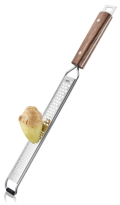 GEFU Fein- und Grobreibe COOKIE in Farbe silber / braun GEFU Fein- und Grobreibe Madero ca. B40,5 H2 T3,7 cm in silber / braun