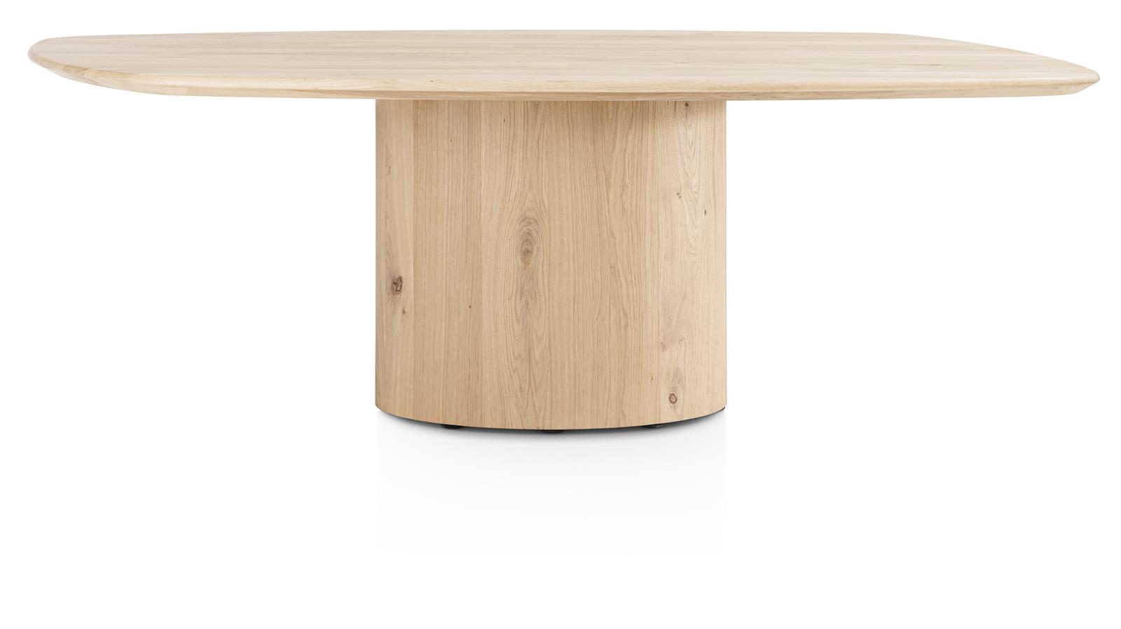 XOOON Esstisch PALMA ca. B120 H77 T210 cm in Eiche massiv