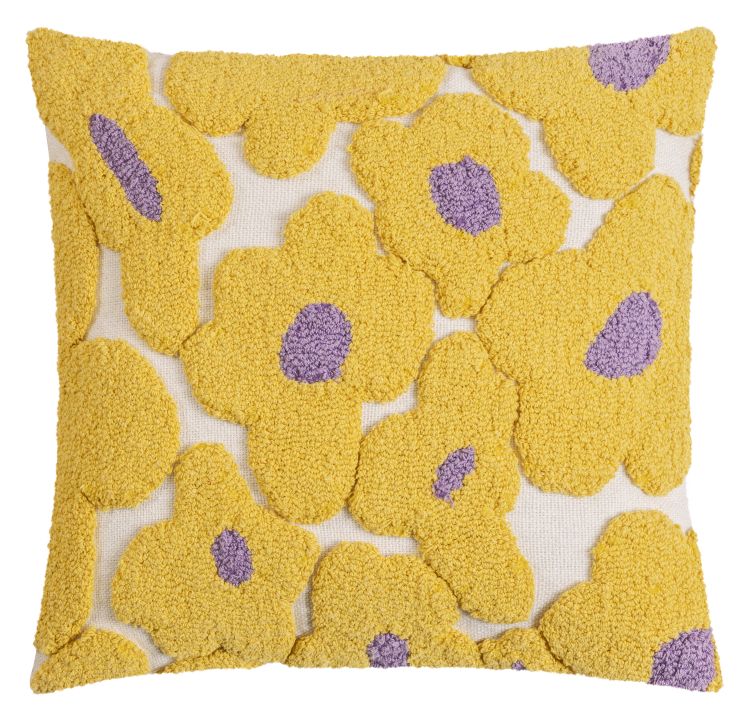 Magma Heimtex Kissenhülle SUNNY ca. 45x45cm in Farbe flower, Kissen, Dekoration für Zuhause