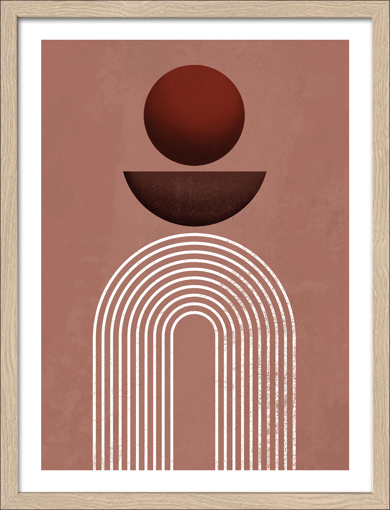ProArt Framed-Art Slim Scandic 33x43cm Shapes of the Earth