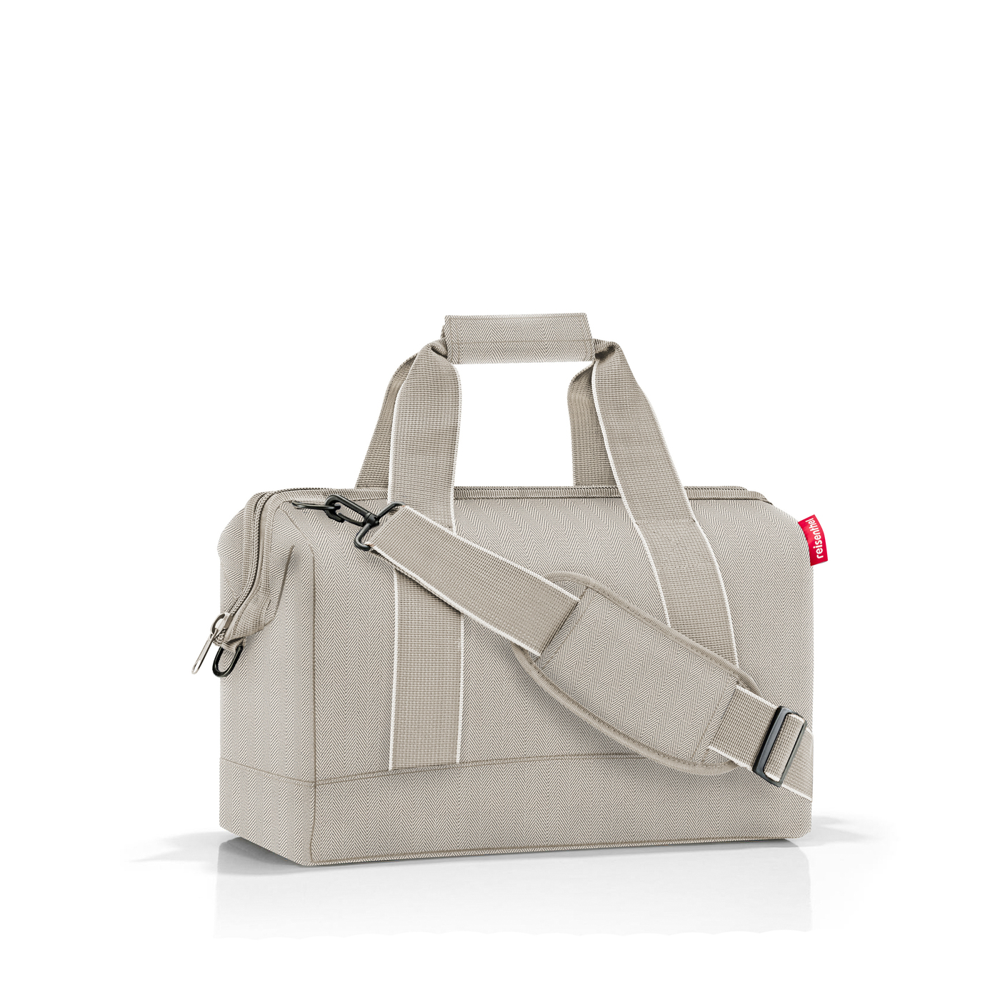 Reisenthel ALLROUNDER M in Farbe herringbone sand, tasche, Reisetasche, Damentasche, Beige, Crossbody