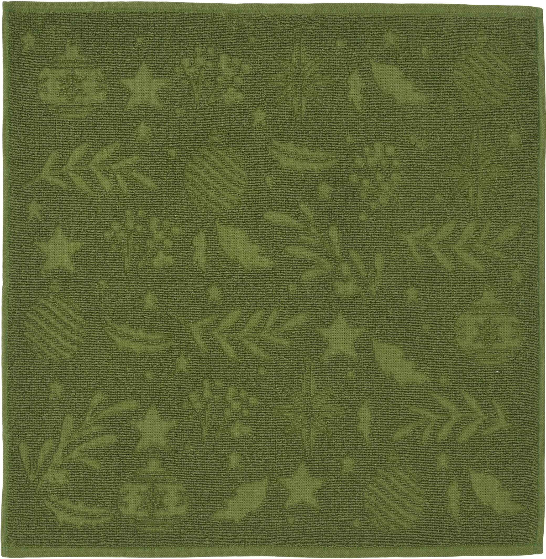 Sander K-Tuch Frottier CHEF TREE ca. 50 x 50cm in Farbe olive
