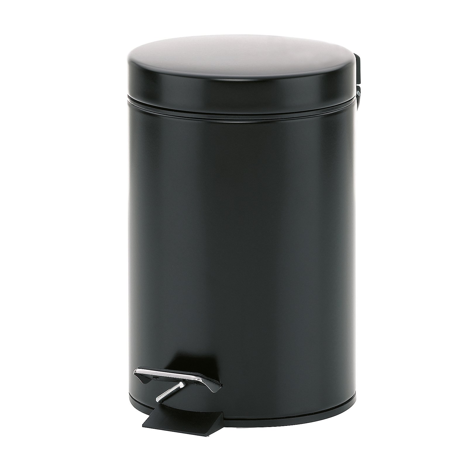 Kela Kosmetikeimer Monaco GRAPHIT in Metall schwarz, Zinn, Kann, Flasche, Shaker, Mülleimer