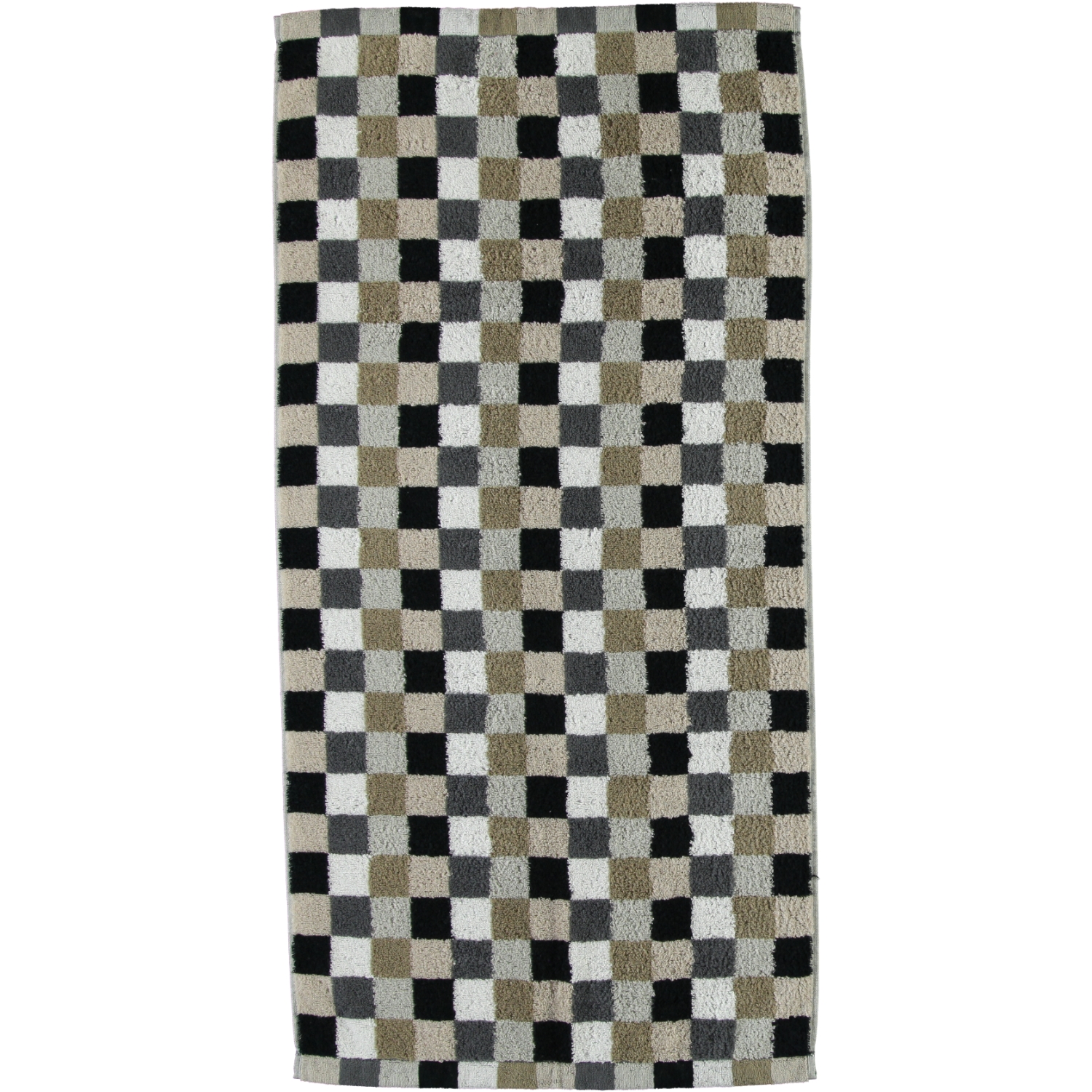 Cawö Handtuch CUBE 50x100cm in Farbe kiesel
