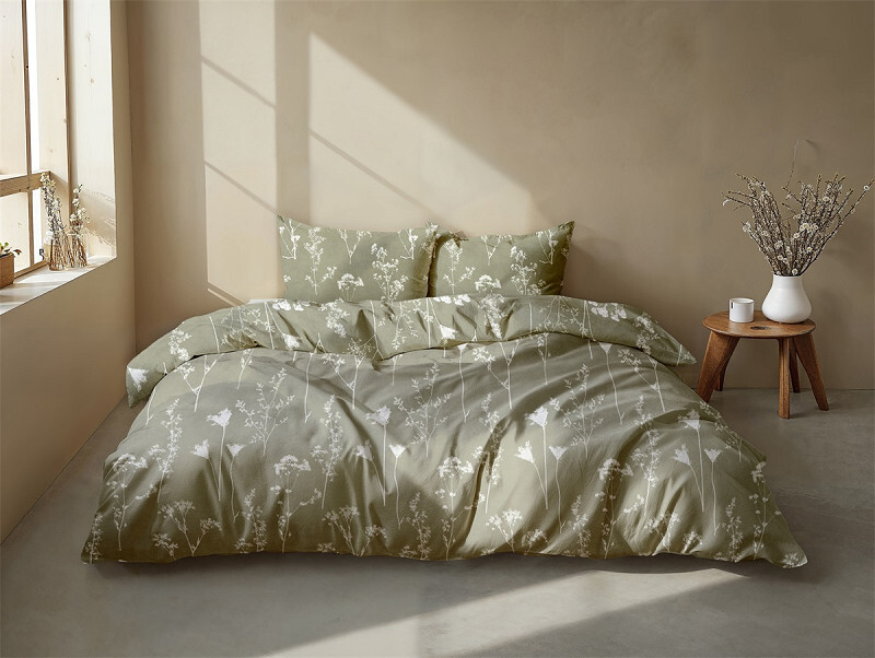 Heckettlane Bettwäsche Yarrow 135x200cm YARROW ca.135x200 cm in Farbe Green