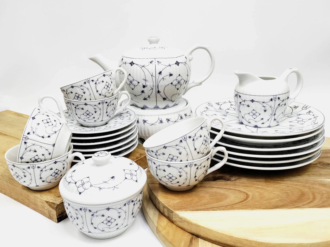 Heiko Blume Tee-Set Indisch Blau 22-teilig Heiko Blume Tee-Set Indisch Blau 22-teilig