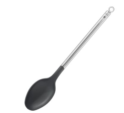 Rösle Gießlöffel 32cm in Farbe silber, Löffel, Küchenutensil, Edelstahl, Schwarz, Langschaft