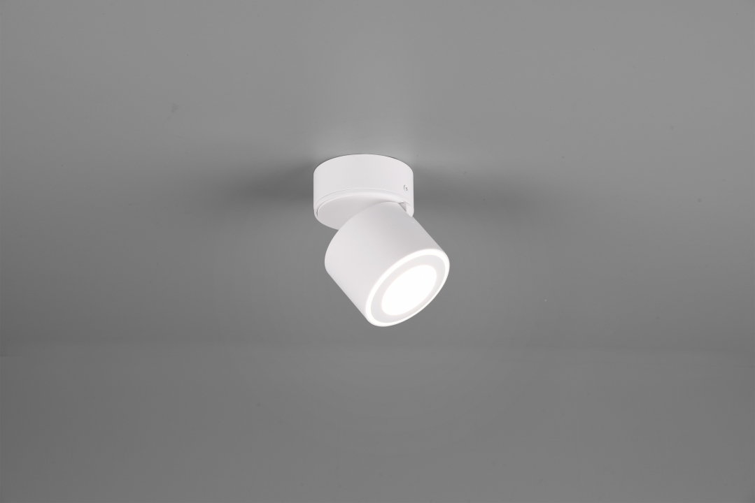 Trio LED-Deckenleuchte TAURUS in weiß matt