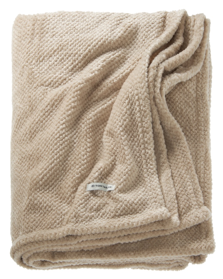 Tom Tailor Plaid T-Structure 140x190cm 75422 ca. 140x190cm in cashmere