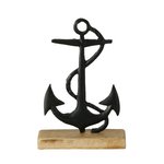 Boltze Dekoausteller BETAMO 26cm BETAMO in Mango/Aluminium vern. schwarz