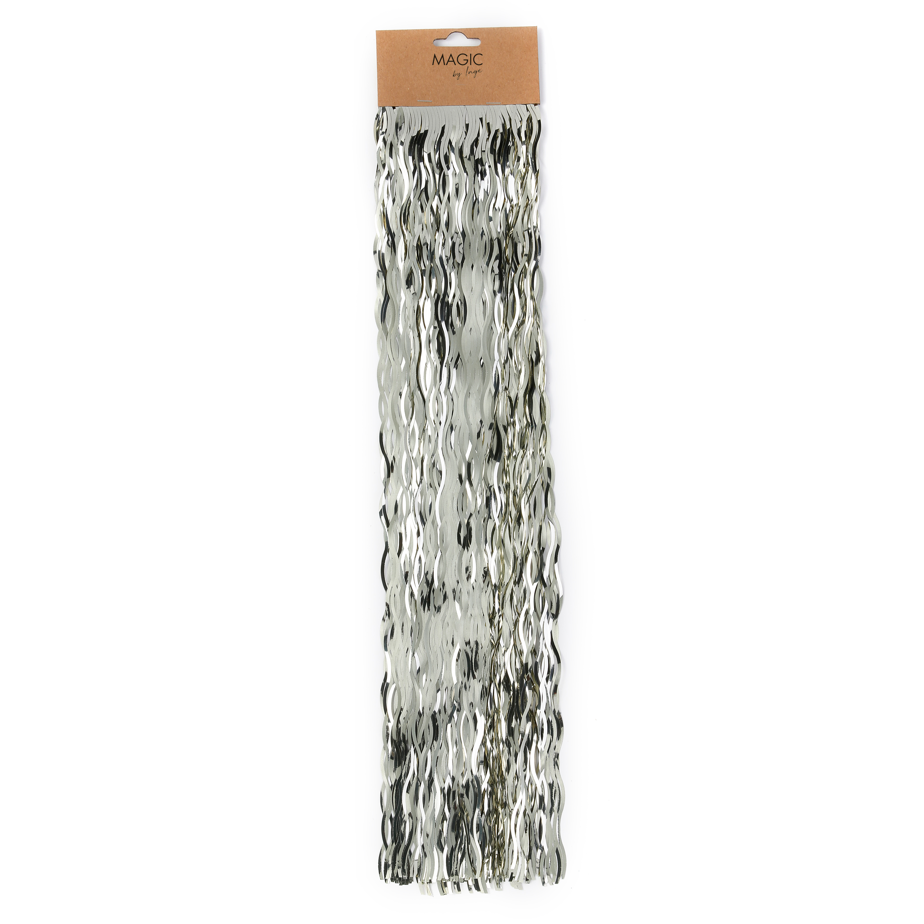 Lametta 50 cm grau in Farbe Grau ()