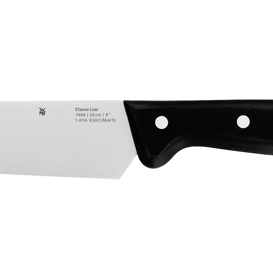 WMF Classic Line Kochmesser, 20 cm in schwarz WMF Classic Line Kochmesser, 20 cm in schwarz