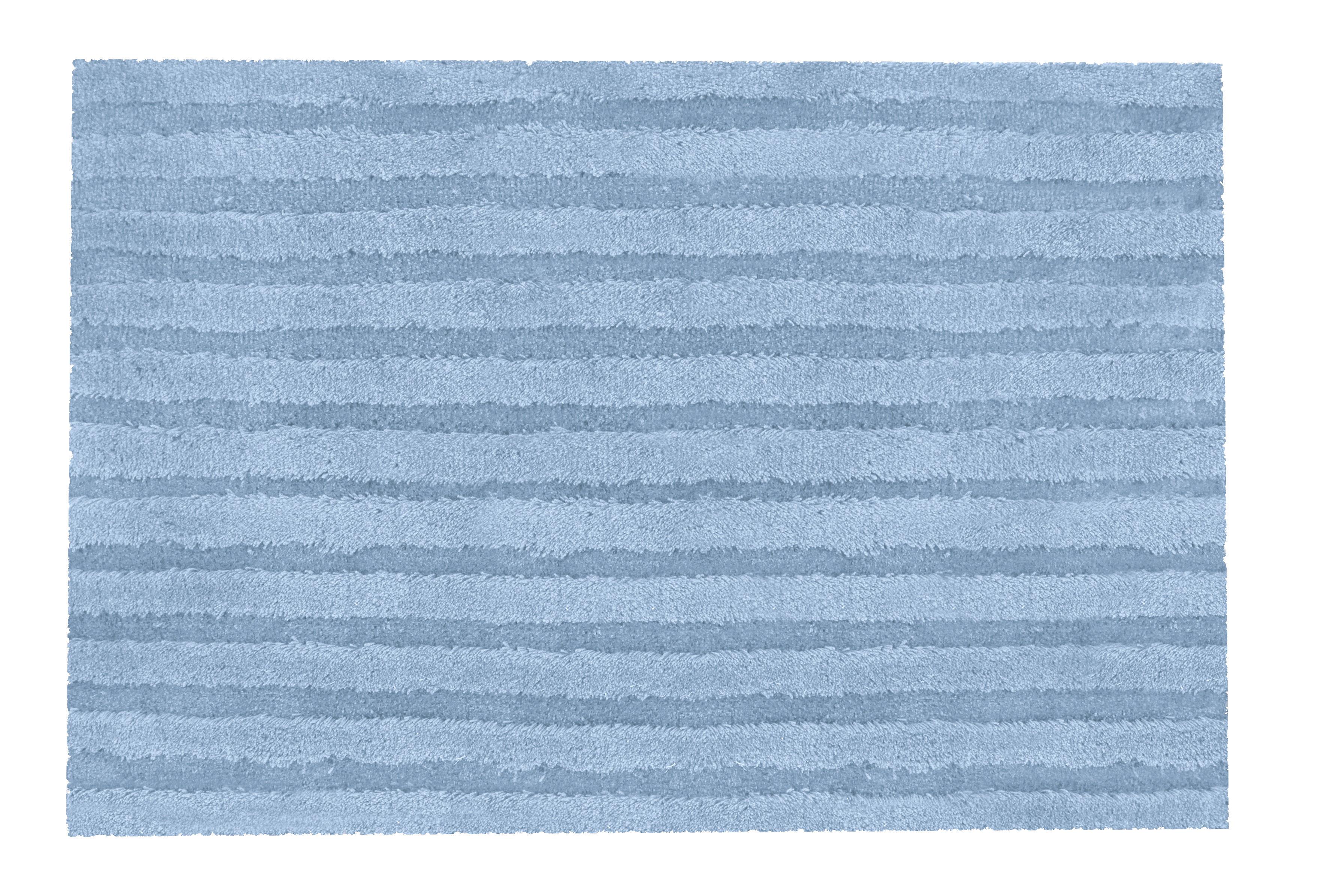 Kleine Wolke Badteppich CORD ca. 70x120cm in Farbe Stahlblau