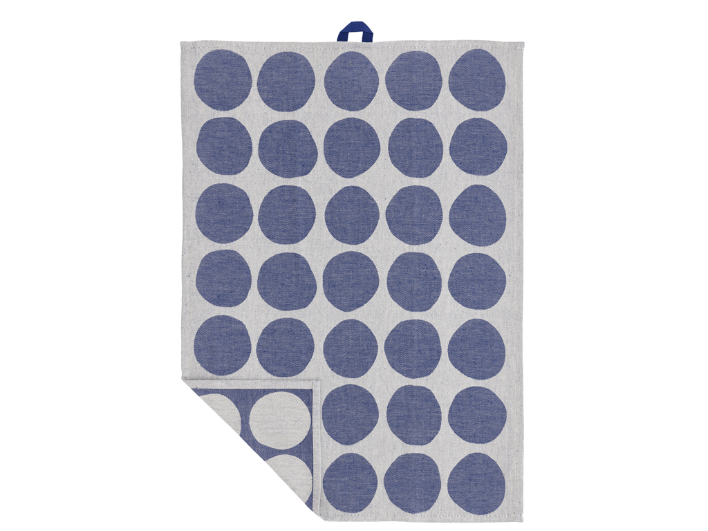 F&H Geschirrtuch BUBBLES in Farbe Blau