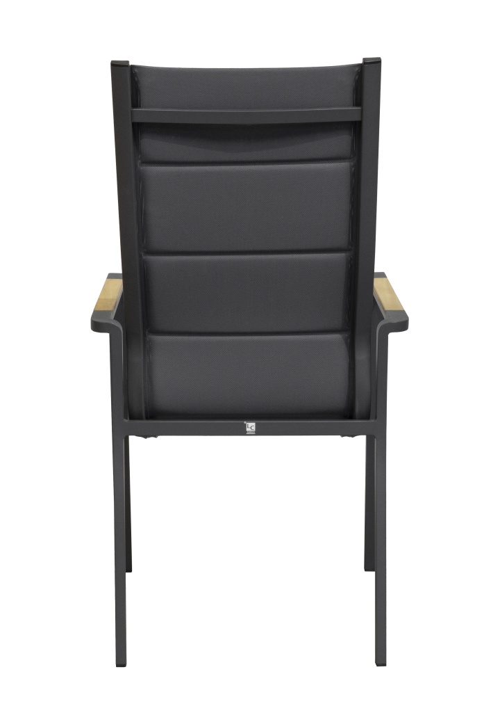 L.C. Wholesaler Hochlehner UNICAMO in Textilene anthrazit, Moebel, Stuhl, Sessel