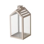 Boltze Laterne Cody 35 cm CODY in Materialmix beige