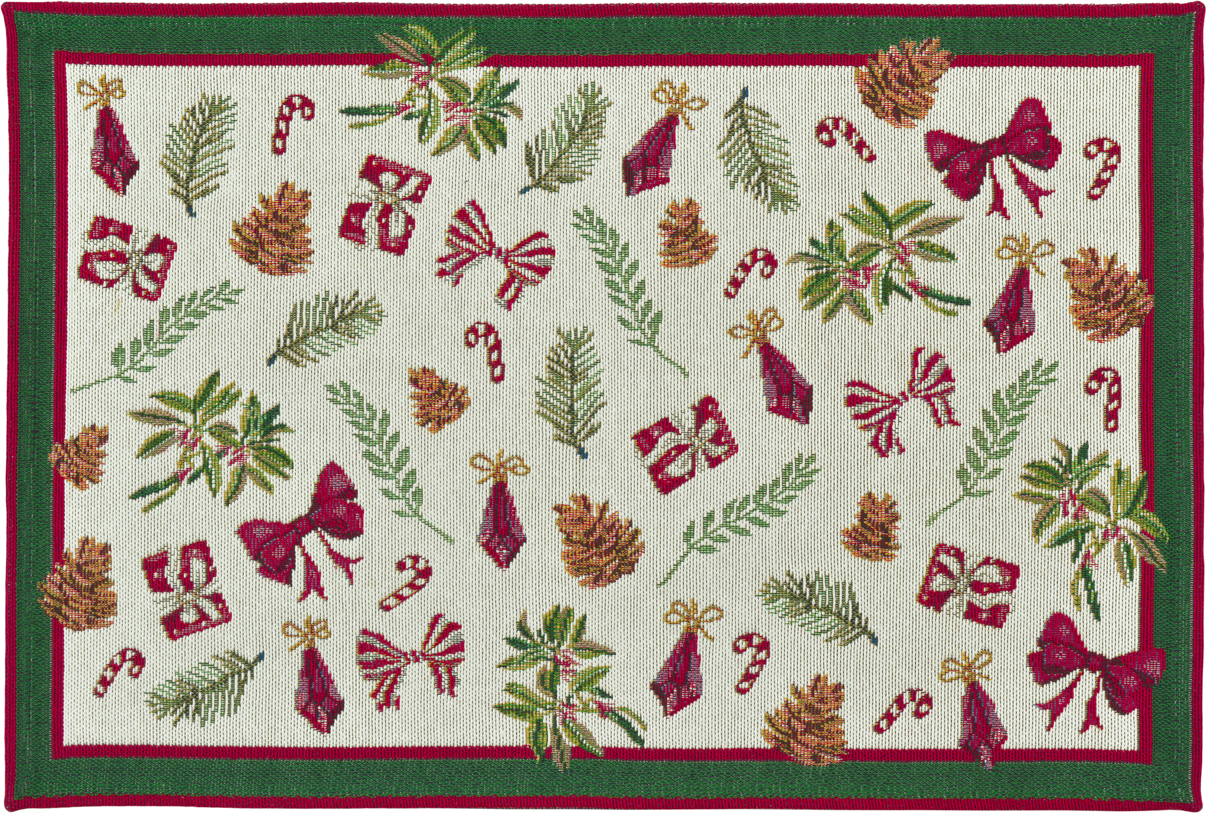 Sander Tischset XMAS ORNAMENTS ca. 32x48cm in Farbe original Sander Tischset XMAS ORNAMENTS ca. 32x48cm in Farbe original