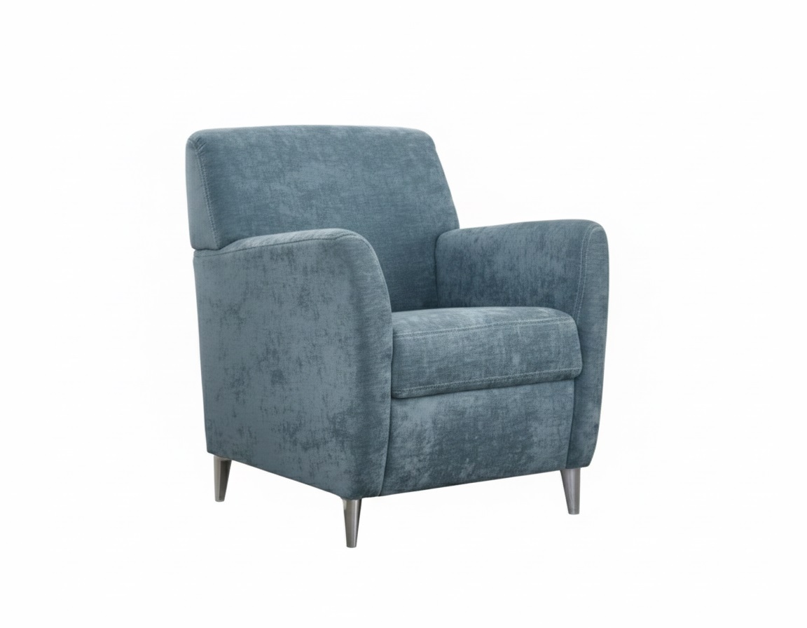 Polipol Polstersessel OS-PP1212 in Stoff Vera steel