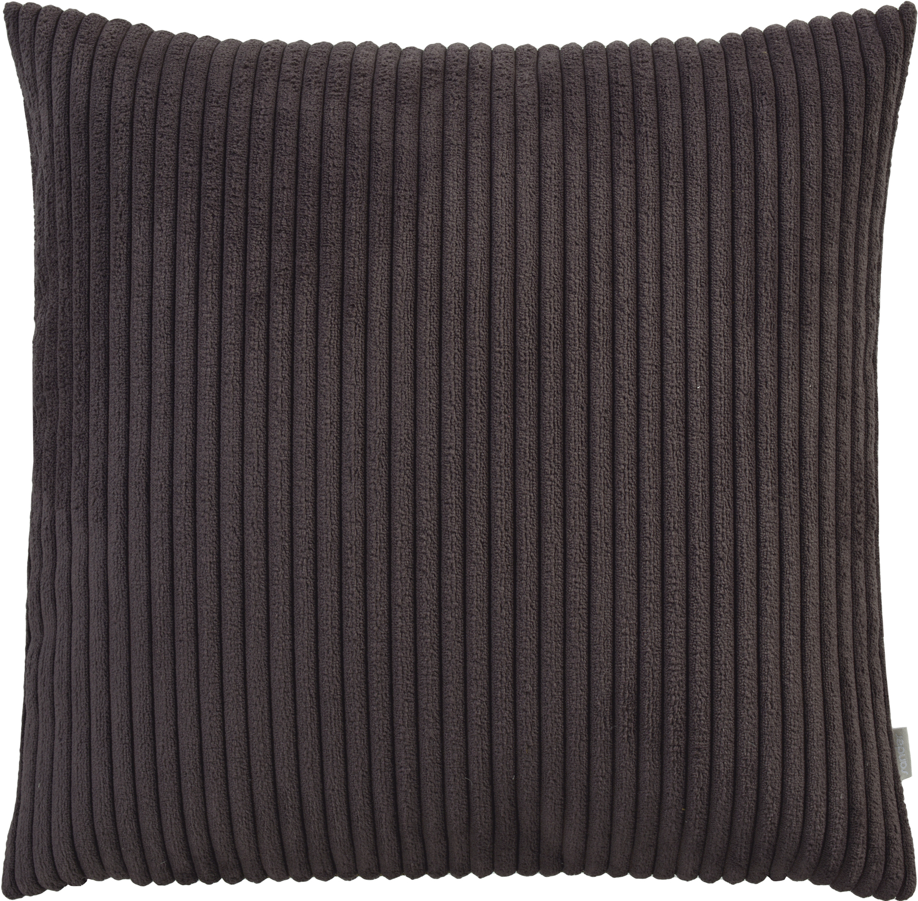 Sander Kissenhülle KING ca. 50x50cm in Farbe aubergine, kissen, kissenbezug, cord, cordel, braun
