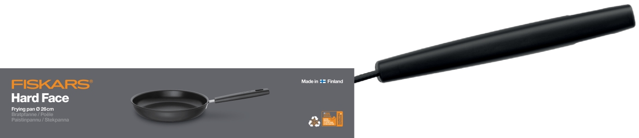 Fiskars Bratpfanne HARD FACE 26cm in Farbe Black