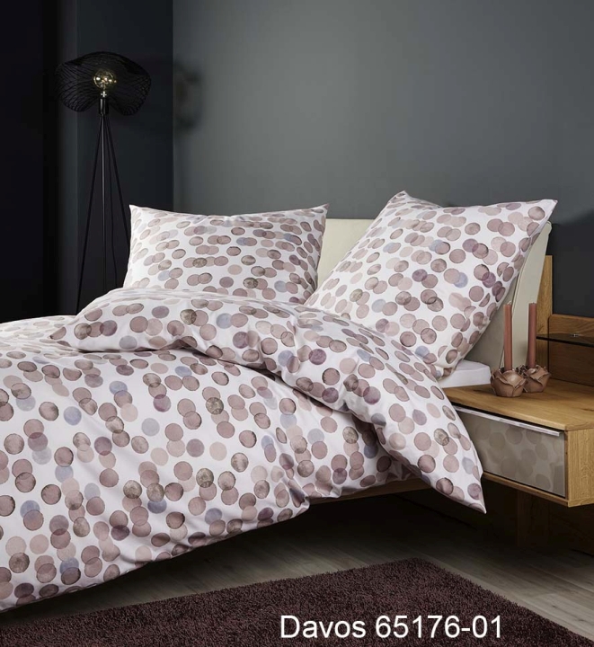 Janine Design Bettwäsche DAVOS ca. 155x220cm in Farbe altrosa beere