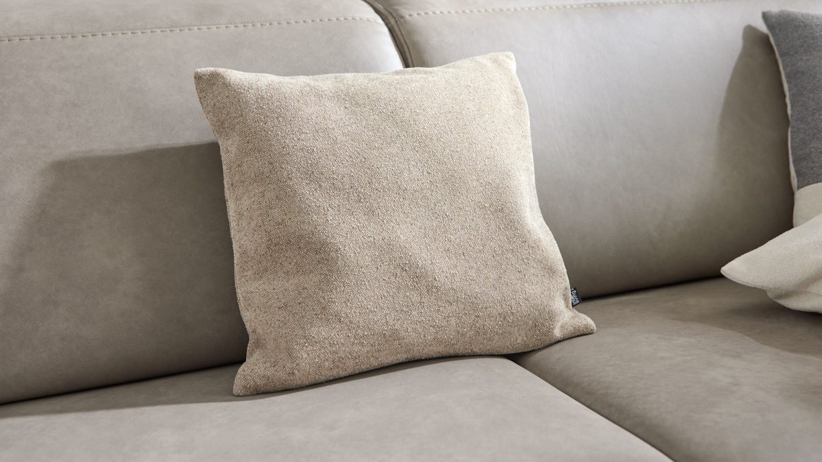 Interliving Zierkissenhülle IL-9124 ca. 40x40cm in Farbe Beige